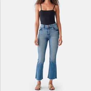 DL1961 Jeans Bridget Cropped High Rise Instasculpt Boot Size 29
